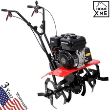 Heavy Duty Tiller 7HP Gas Powered Tiller Soil Cultivator 212CC 4 Stroke