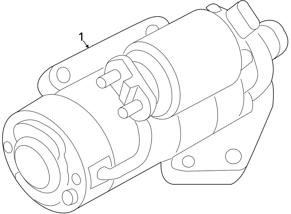 Motor de arranque compatible con 04-09 MAZDA 3 763070 Foto 3 de 4