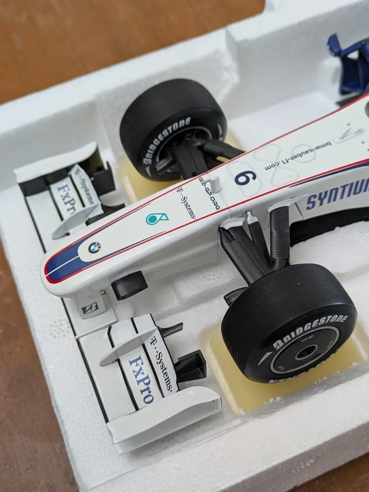 PMA Minichamps 1/18 BMW Sauber F1.09 2009 N.Hydefeld #6 modello raro - Immagine 2 di 4