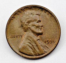 1956 Lincoln Wheat Cent Penny Us Mint Philadelphia 1c
