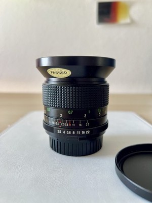   VIVITAR 28mm f/2,5 - MD  SR  Mount (Helios Wide Angle Alternative)  