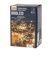 Weihnachts Deko Lichterkette 800 Led 15 M Lang FüR Innen Und AußEn Warm Weiß