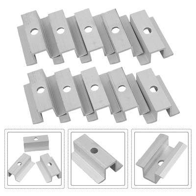 Home Improvement Solar Middle Clamp Aluminum Alloy Aluminum Alloy Clamp Height