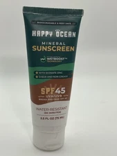Happy Ocean Mineral Sunscreen SPF 45 2.5 Oz