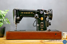 Serviced Singer 306k 'Automatic' Heavy Duty Zigzag Sewing Machine + Extras