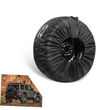Tire Storage Bag, Spare Tire Cover, 210D Oxford Cloth Waterproof 1 PC L Black
