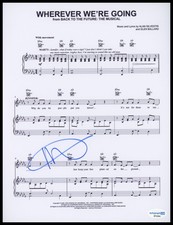 Mikaela Secada "Back to the Future" SIGNED 'Wherever We're Going' Sheet Music