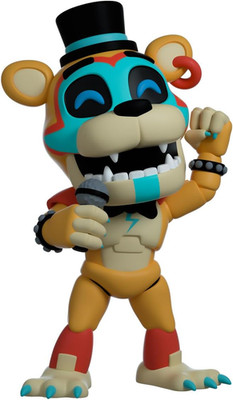 FNAF Glamrock Freddy Vinyl Figure 4.7'' Collectible Five Nights at Freddys Toy