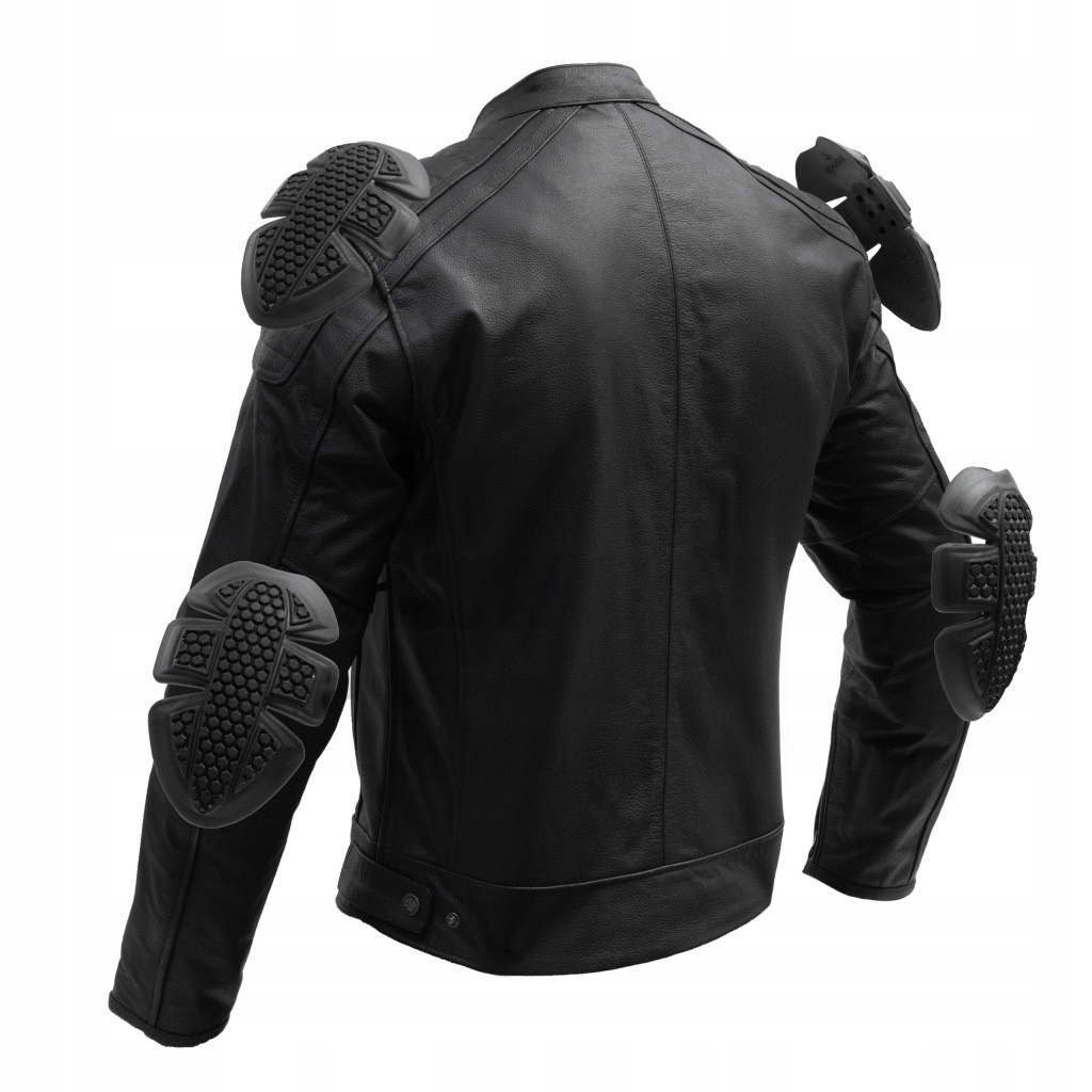 Giacca Moto Pelle Classic Broger Legend Uomo S-10XL foto 3