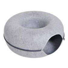 Cat Cave EXTRA LARGE Cat Tunnel Bed Indoor Cats,Cat Donut