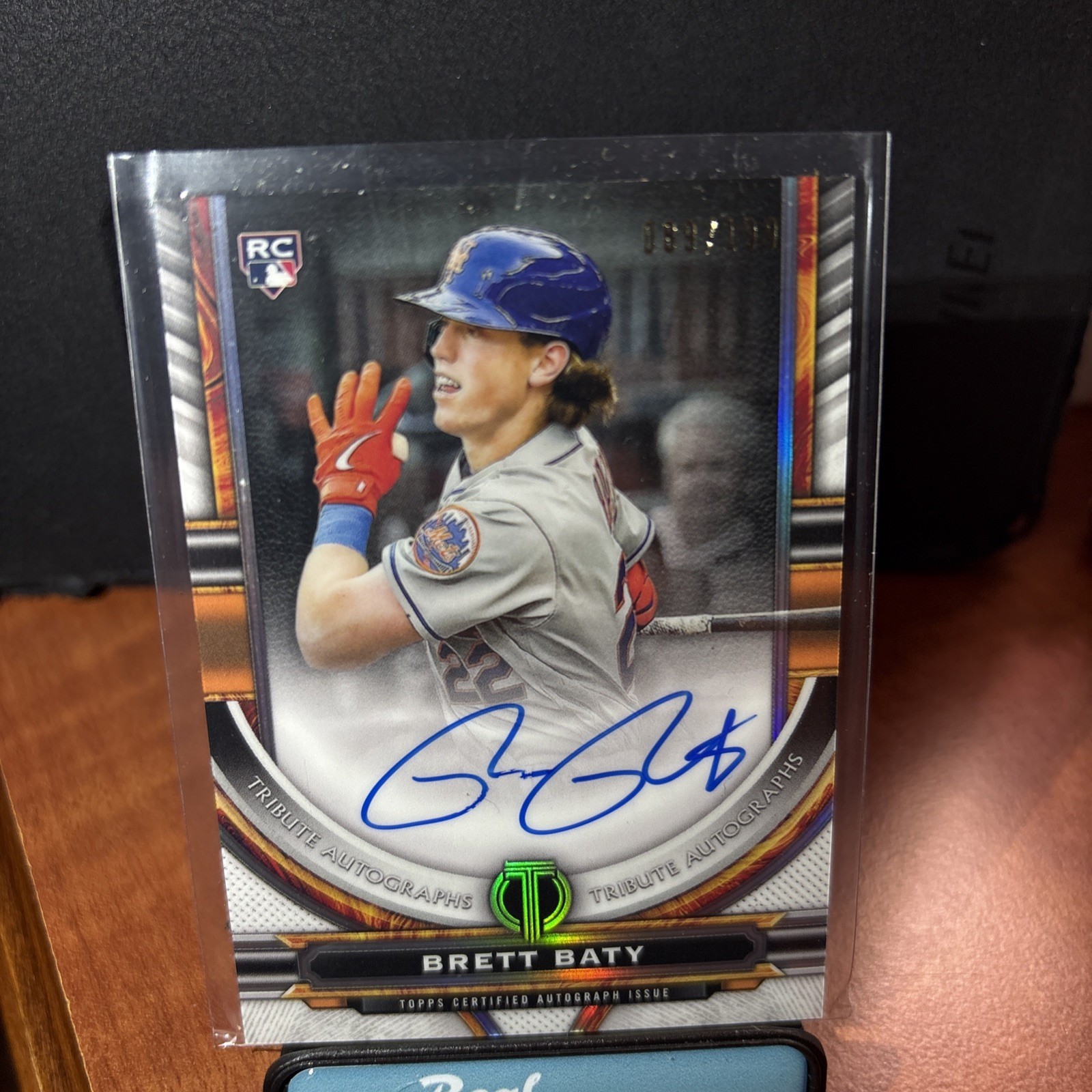 2023 Topps Tribute - Tribute Autographs Brett Baty #TA-BBA /199 (AU, RC)