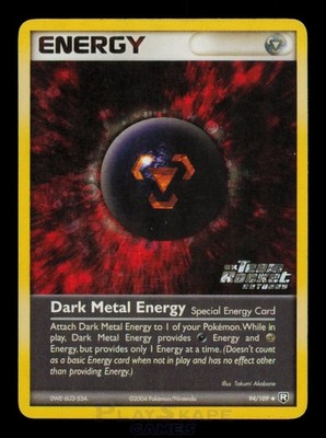 Pokemon Karte Dunkles Metall Energie 94/109 Team Rocket Returns Reverse Holo MP 2004