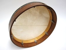 18" BENDIR TUNABLE GOATSKIN HEAD ROSEWOOD TAMBOURINE FRAME DRUM w/ SNARE