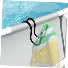 Universal Pool Pole Hanger,Slipe-on Pool Fence Hooks for Above Ground Pool 