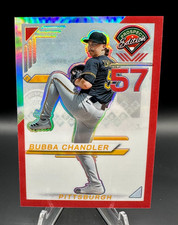 2025 Panini Prospect Edition Bubba Chandler Red Holo Prizm /199 Pittsburgh #25