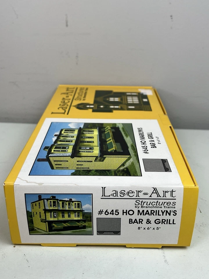 Kit de arte láser de Branchline Trains 645 Marylin’s Bar And Grill HO corte láser NUEVO Foto 2 de 2