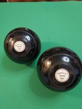 Antique Bocce Lawn Balls - 1908