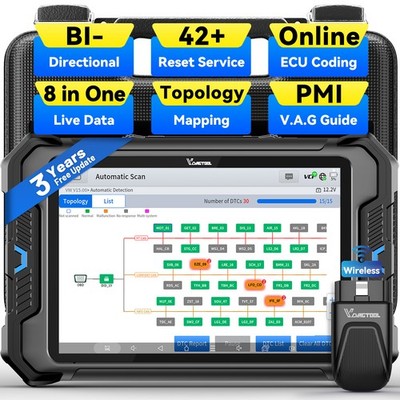 VDIAGTOOL VD80 BT KFZ OBD2 Diagnosegerät Bidirectional ALLE System ECU Coding DE