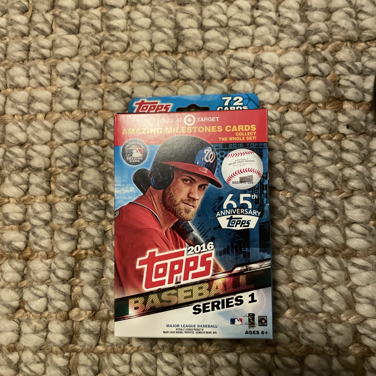 2016 Topps Baseball Series 1 Hanger Box Target Exclusive Factory Sealed 65th An