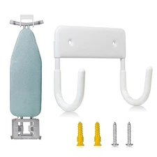 BiJun Ironing Board Wall Mount, Ironing Board Hanger, Ironing Board Holder, Iron