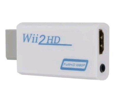 Nintendo Wii to HDMI Adapter Converter Full-HD TV 1080p HDMI Cable NEW