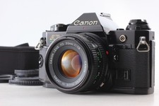  Exc 5 w/ Strap Canon AE-1 Program Black camera New FD 50mm f/1.8 From JAPAN