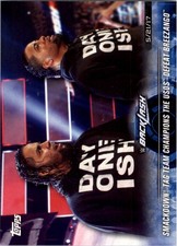 2018 Topps WWE Road WrestleMania #88 SmackDown Tag Team Champ Usos Def Breezango
