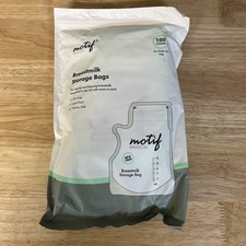 Motif Medical Breast Milk Storage Bags 8oz Single Use Bags 90 count BPA-Free