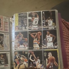 Topps Fleer Upper Deck Donruss Score NBA MLB Sports Trading Cards Lot Binder 36