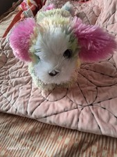 NWT Ty Classic Yodeler St Bernard Shaggy Puppy Dog Rainbow Pastel Plush 14”