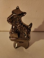 Boyd Ceramic Pie Bird Scotty Dog Gold Metallic