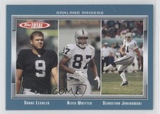 2006 Topps Total Blue Shane Lechler Alvis Whitted Sebastian Janikowski #100 0r5