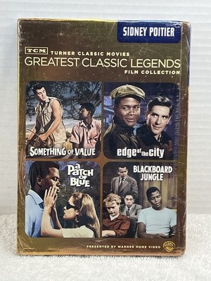 TCM Greatest Classic Legends Film Collection: Sidney Poitier DVD 2013 New