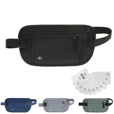 Money Belt for Travel, RFID Blocking, Hidden Money Belt, Passport Holder for ...