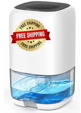 Deshumidificador 35 oz Silencioso con Apagado Automático para 280 ft²