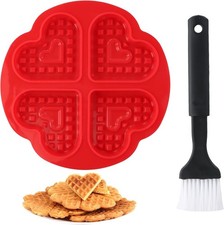 Waffelform Silikon-Backform Silikonform Antihaft-Mini-Herz-Muffinform Waffeln