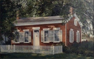 Milan Ohio Birthplace Thomas Alva Edison inventor ~ postcard sku895