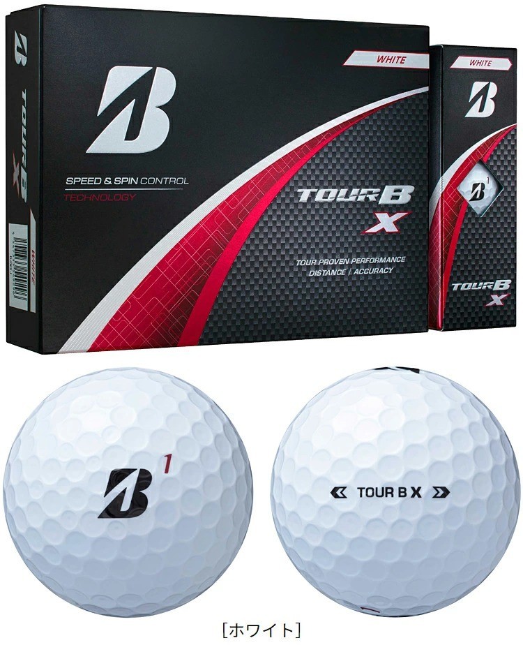 Bridgestone TOUR B X 2024 Golf Balls 3 Dozen (36pcs) Made in Japan
