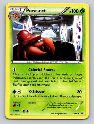 Parasect 7/83 Rare Generations Pokemon NM