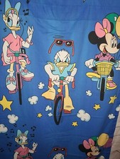 Disney Friends Minnie Mouse Daisy Vintage Curtains 2 Panels 65" x 40.5" Crafts