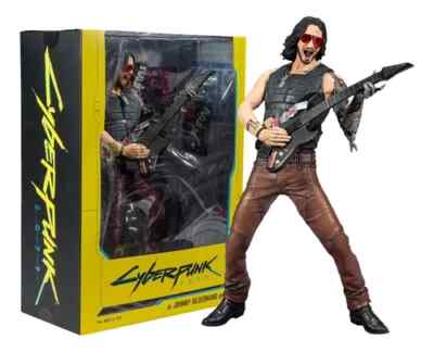 Cyber Punk 2077 Johnny Silverhand Statue Brandneu Nie Geöffnet