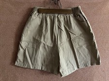 VTG Khaki High-Waisted Mom Shorts