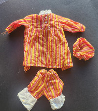 Mego Maddie Mod Sleepy Stripes PJ set 1732