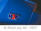 <!--F#f_0-->HDT Logo Boot Lid Badge 70mm Holden Commodore Red & Blue 40259B / BAHDTLO6<!--F/-->