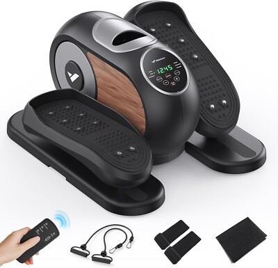 MERACH Portable Under Desk Elliptical Machine Leg Exerciser 12 Speed Senior