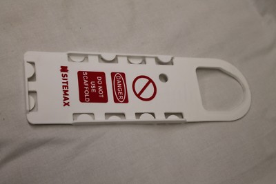 Set Of 10 holder Lockout Tagout Scaffold Tag Scaff Tag Safety Danger Do Not Use