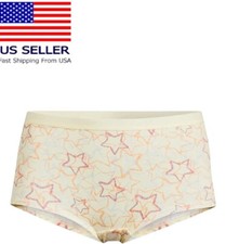 No Boundaries Women Cotton Shine Boyshort Underwear Stars Junior Size 3XL new
