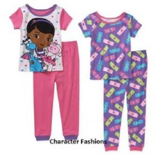 DOC MCSTUFFINS 12 18 24 Months 2T 3T 4T 5T Girls PAJAMAS PJS Shirt Pants DISNEY