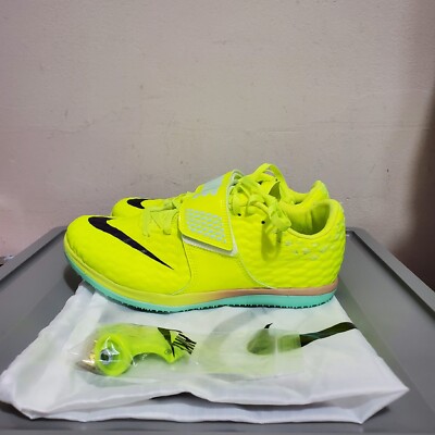 Nike High Jump Elite Athletic Spikes Mens 5 Womens 4.5 Volt  DR9925-700 NEW 