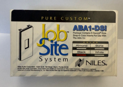 Niles ABA1-DSI BLACK 4 IN BOX